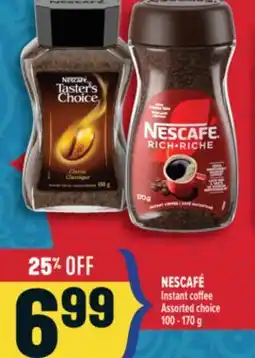 Marché Adonis NESCAFÉ Instant coffee offer