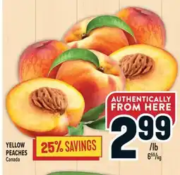 Marché Adonis YELLOW PEACHES offer
