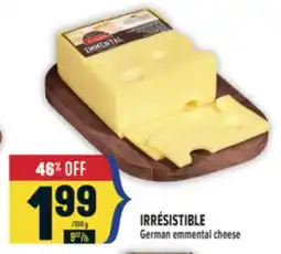 Marché Adonis IRRÉSISTIBLE German emmental cheese offer