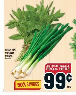 Marché Adonis FRESH MINT OR GREEN ONIONS offer