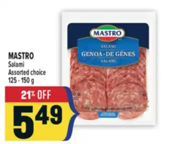 Marché Adonis MASTRO Salami offer