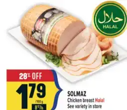 Marché Adonis SOLMAZ Chicken breast Halal offer