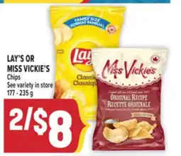Marché Adonis LAY'S OR MISS VICKIE'S Chips offer