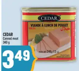 Marché Adonis CEDAR Canned meat offer