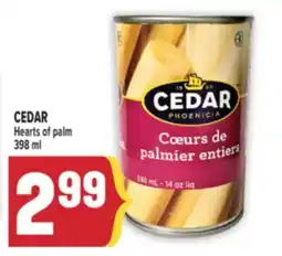 Marché Adonis CEDAR Hearts of palm offer