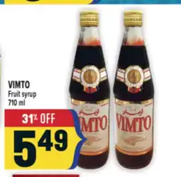 Marché Adonis VIMTO FRUIT SYRUP offer