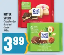 Marché Adonis RITTER SPORT Chocolate bar offer