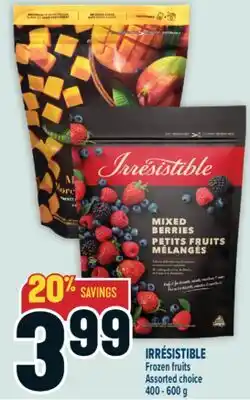 Marché Adonis IRRÉSISTIBLE Frozen fruits offer