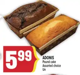 Marché Adonis ADONIS Pound cake offer