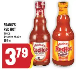 Marché Adonis FRANK'S RED HOT Sauce offer