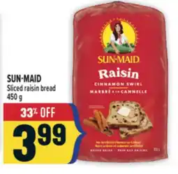 Marché Adonis SUN-MAID Sliced raisin bread offer