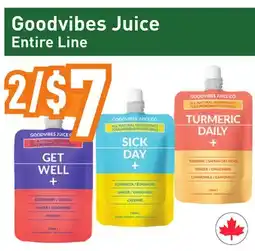 Healthy Planet Goodvibes Juice offer