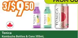 Healthy Planet Tonica Kombucha Bottles & Cans offer
