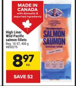 Giant Tiger High Liner Wild Pacific Salmon Fillets offer