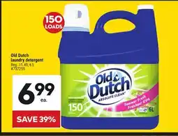 Giant Tiger Old Dutch laundry detergent offer