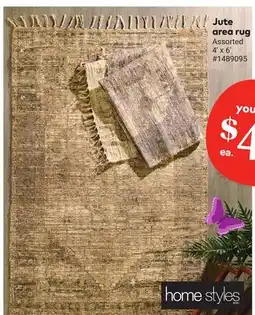 Giant Tiger area rug offer