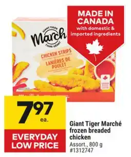 Giant Tiger Giant Tiger Marché frozen breaded chicken offer