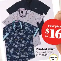 Giant Tiger Printed shirt offer