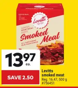 Giant Tiger Levitts smoked meat offer