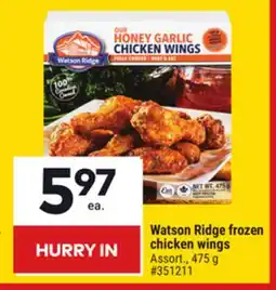 Giant Tiger Watson Ridge frozen chicken wings offer
