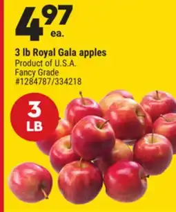 Giant Tiger 3 lb Royal Gala apples offer