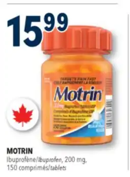 Familiprix MOTRIN ibuprofen, 200 mg, 150 tablets offer