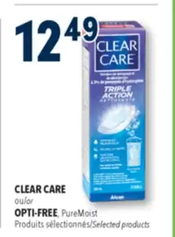Familiprix CLEAR CARE or OPTI-FREE, PureMoist Selected products offer