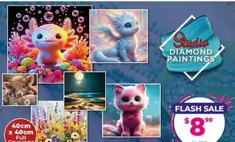 Showcase Studio DIAMOND PAINTINGS offer