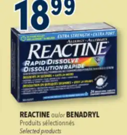 Familiprix Reactine extra strength mixed berry allergy tablets 24un offer