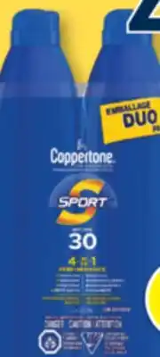 Familiprix COPPERTONE, Selected suncare products offer