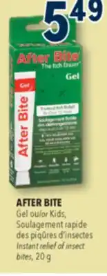 Familiprix After Bite The Itch Eraser instant relief gel 20g offer