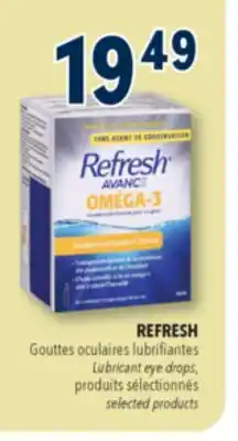 Familiprix REFRESH, Lubricant eye drops, selected products offer