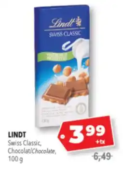 Familiprix LINDT, Swiss Classic, Chocolate, 100 g offer