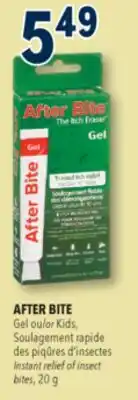 Familiprix AFTER BITE, Gel or Kids, Instant relief of insect bites, 20 g offer