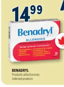 Familiprix BENADRYL, Selected products offer