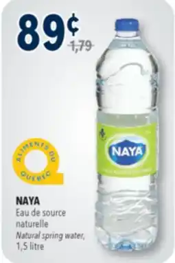 Familiprix NAYA, Natural spring water, 1,5 litre offer