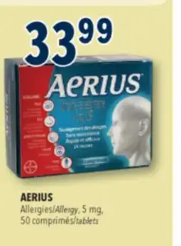 Familiprix AERIUS Allergy, 5 mg, 50 tablets offer