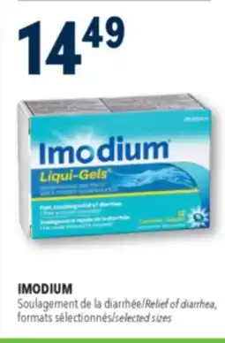 Familiprix IMODIUM, Relief of diarrhea, selected sizes offer