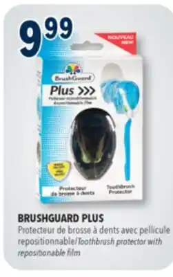 Familiprix BRUSHGUARD PLUS, Toothbrush protector with repositionable film offer