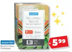 Familiprix Essentiel Tissues 9 packs offer