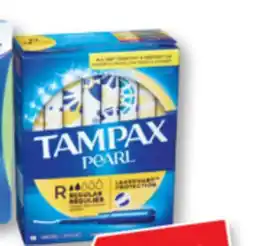 Familiprix Tampax Pearl tampons regular abs 18un offer