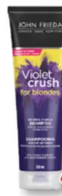 Familiprix JOHN FRIEDA, Selected hair products offer