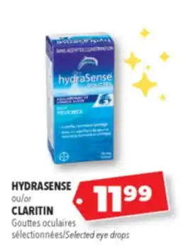 Familiprix HYDRASENSE Selected eye drops offer