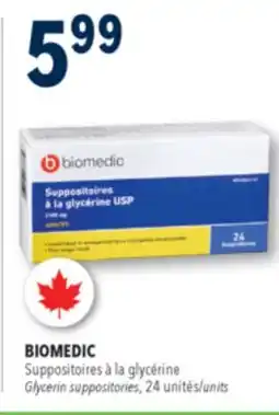 Familiprix BIOMEDIC, Glycerin suppositories, 24 units offer