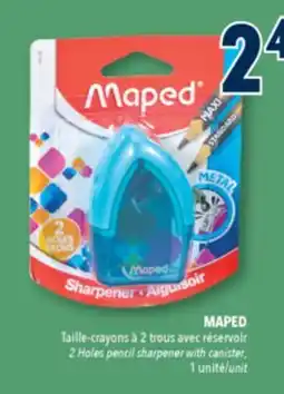 Familiprix MAPED 2 Holes pencil sharpener with canister, 1unit offer