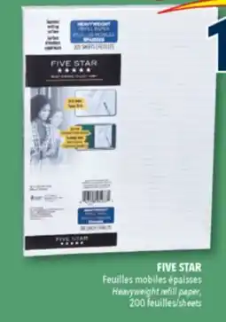 Familiprix FIVE STAR, Heavyweight refill paper, 200 sheets offer