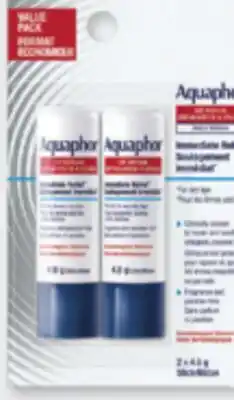 Familiprix EUCERIN, Lip repair, balm 2 x 4,8 g or ointement, 10 ml offer