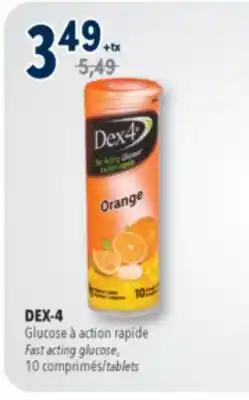 Familiprix DEX-4, Fast acting glucose, 10 tablets offer
