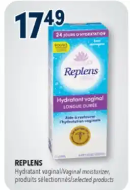 Familiprix REPLENS, Vaginal moisturizer, selected products offer