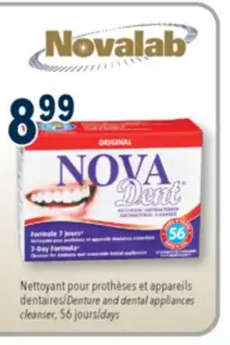 Familiprix NOVADENT, Denture and dental appliances cleanser, 56 days offer